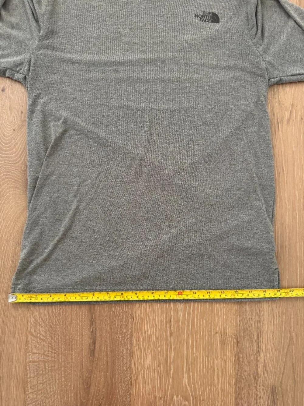 The North Face Shirt Men Small Wander Long Sleeve Taupe Green Heather NF0A53BR
